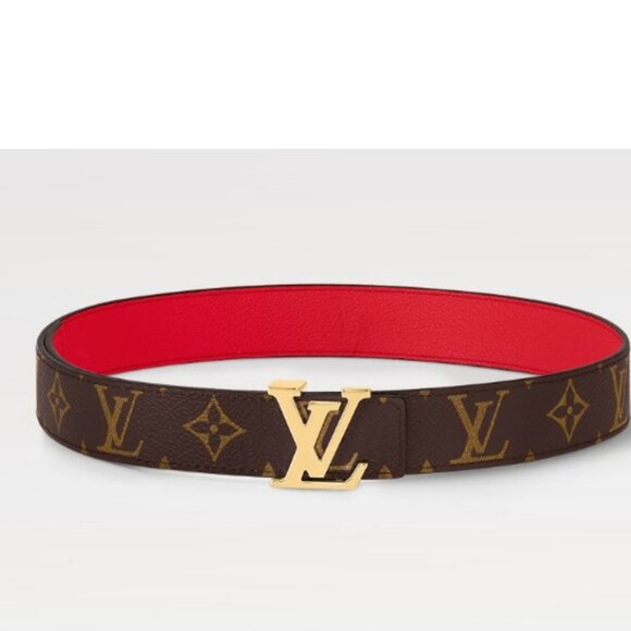 Louis Vuitton Iniatles Reversible Belt 85mm - Picture 1 of 7